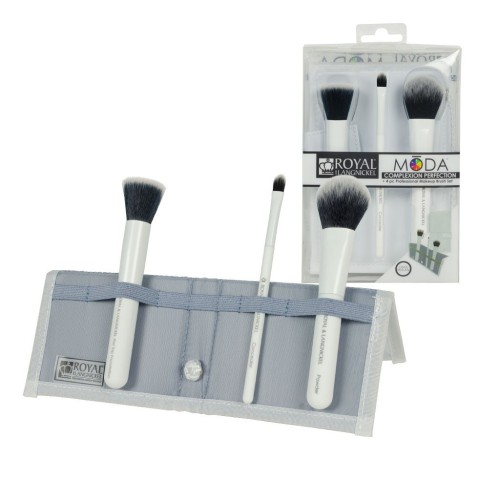 MODA™ COMPLEXION PERFECTION 4pc White Brush Kit (MODA™ COMPLEXION PERFECTION 4pc White Brush Kit)